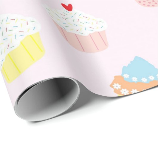 Cupcakes Cadeaupapier (Rol Hoek)