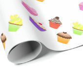 Cupcakes Cadeaupapier (Rol Hoek)