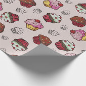 Cupcakes Cadeaupapier (Hoek)