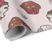 Cupcakes Cadeaupapier (Rol Hoek)