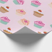Cupcakes Cadeaupapier (Hoek)
