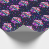 Cupcakes cadeaupapier (Hoek)