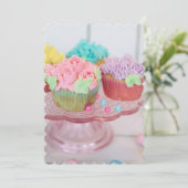 Cupcakes Cake Snoepjes Dessert Yum Destiny's Desti Kaart (Staand voorkant)