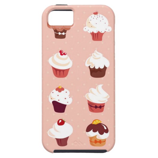 Cupcakes Case-Mate iPhone Case (Achterkant)