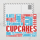 cupcakes chitChat Briefkaart (Voorkant / Achterkant)