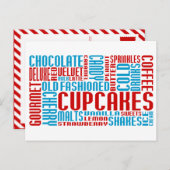 cupcakes chitChat Briefkaart (Voorkant / Achterkant)