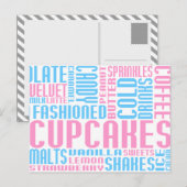 cupcakes chitChat Briefkaart (Voorkant / Achterkant)