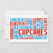 cupcakes chitChat Kaart (Voorkant)