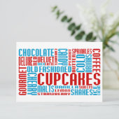 cupcakes chitChat Kaart (Staand voorkant)