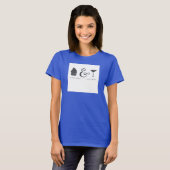 Cupcakes & Cocktails T-shirt (Voorkant volledig)