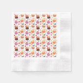 Cupcakes Cookies en Snoepjes Servet (Voorkant)