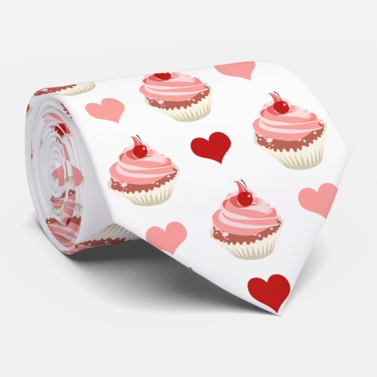 cupcakes cuties stropdas (Opgerold)