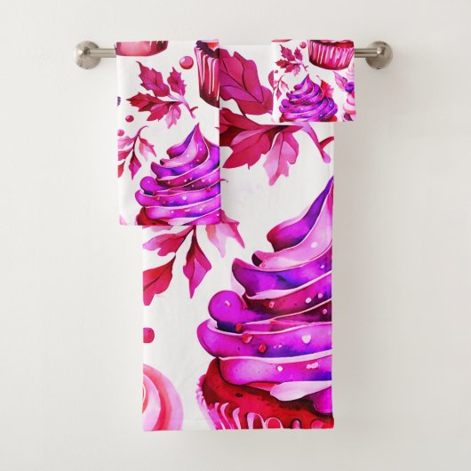 Cupcakes Dessert Heaven Bad Handdoek (Insitu)