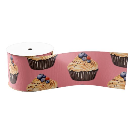 Cupcakes Dessert Heaven Grosgrain Lint (Spoel)