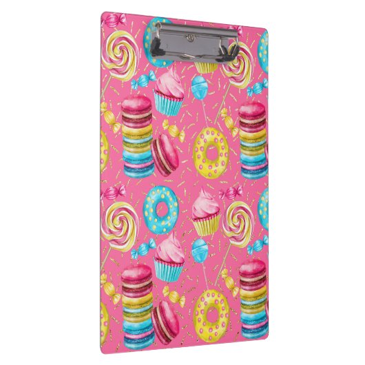 Cupcakes, donuts en Snoepjes klembord (Rechts)