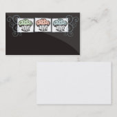 cupcakes doodles bakker visitekaartje 2 (Voorkant / Achterkant)