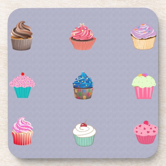 Cupcakes Drankjes Onderzetter (Voorkant)