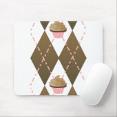 Cupcakes en Argyle Muismat (Met muis)