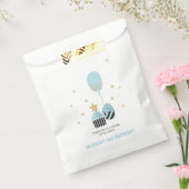 Cupcakes en blauwe ballon | Jongen's verjaardag Da Bedankzakje (Gezegeld)