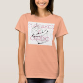 Cupcakes en Cardio Boxy Shirt (Voorkant)