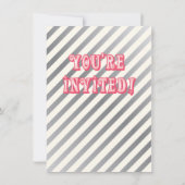 Cupcakes en Cocktails Bridal Shower Invitations Kaart (Achterkant)