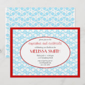 Cupcakes en Cocktails Kaart (Voorkant / Achterkant)