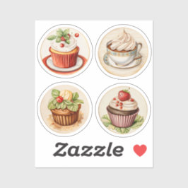 Cupcakes en cups 11 sticker