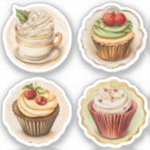 Cupcakes en cups 15 sticker (Voorkant)