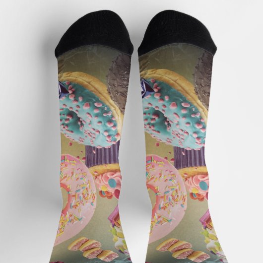 Cupcakes en donut sokken (Top)