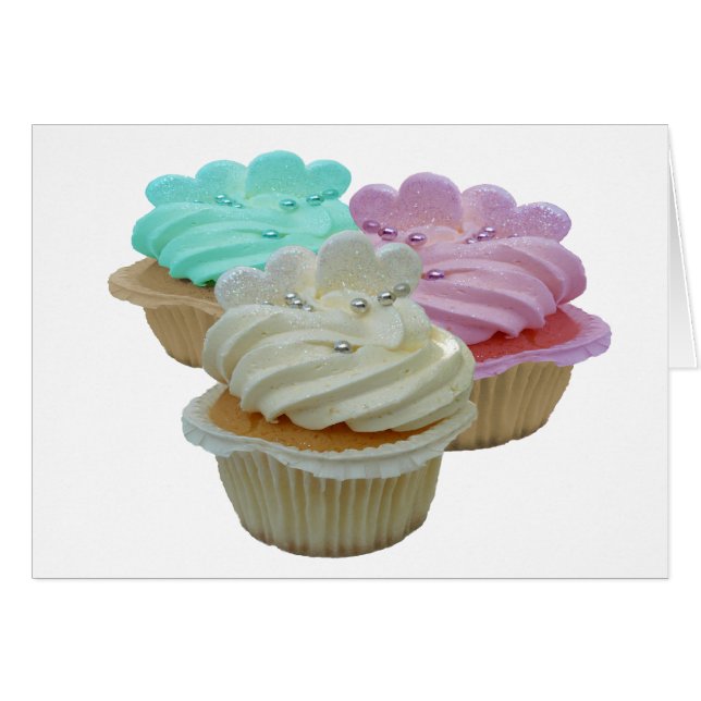 Cupcakes en harten (Voorkant Horizontaal)
