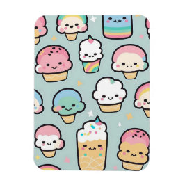 Cupcakes en ijs magneet