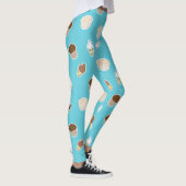 Cupcakes en ijs zoet schattig ontwerp leggings (Rechts)