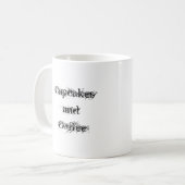 Cupcakes en koffie koffiemok (Voorkant links)