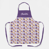 Cupcakes en Lavendel Dessert Schort (Voorkant)