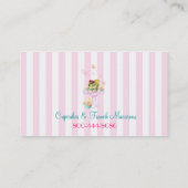 Cupcakes en Macarons Visitekaartje (Achterkant)