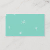 Cupcakes en Martinis in Hot Pink Visitekaartje (Achterkant)