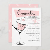 Cupcakes en Martinis! Kaart (Voorkant / Achterkant)