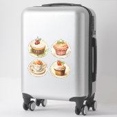 Cupcakes en mokken sticker (Koffer)