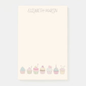 Cupcakes en naam post-it® notes (Voorkant)