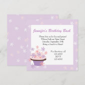 Cupcakes en sterren kaart (Voorkant / Achterkant)