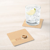 CupCakes en stippen Kartonnen Onderzetters (Insitu)