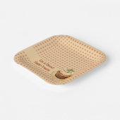 CupCakes en stippen Papieren Bordje (Gebogen)