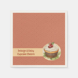 CupCakes en stippen Servet