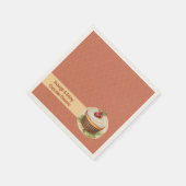 CupCakes en stippen Servet (Hoek)