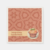 CupCakes en stippen Servet (Voorkant)