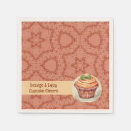 CupCakes en stippen Servet