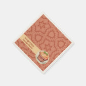 CupCakes en stippen Servet (Hoek)