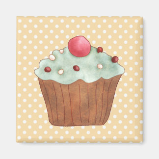 Cupcakes gebak magneet