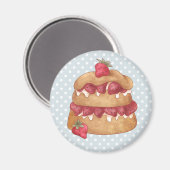 Cupcakes gebak magneet (Voorkant / Achterkant)