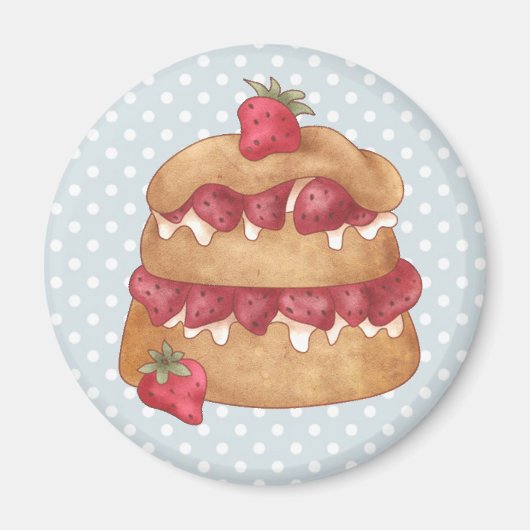 Cupcakes gebak magneet (Voorkant)